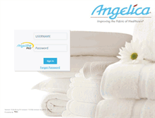 Tablet Screenshot of angellink.angelica.com